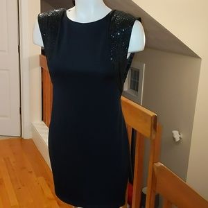 Black sequin cocktail dress size 0